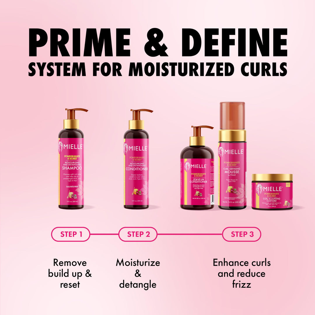 Mielle Organics Pomegranate & Honey Curl Refreshing Spray, 240 ml