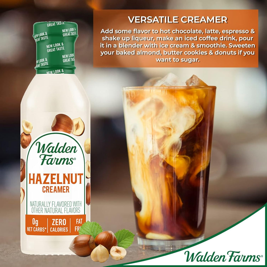 Walden Farms Coffee Creamer, Hazelnut, 12 oz