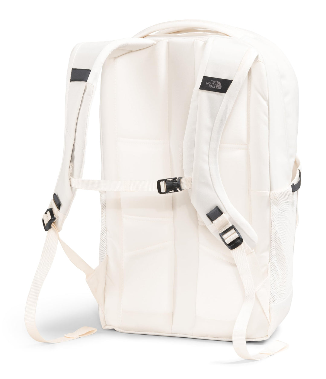 The North Face Jester Luxe Everyday Laptop Backpack, Gardenia White/Burnt Coral Metallic, One Size