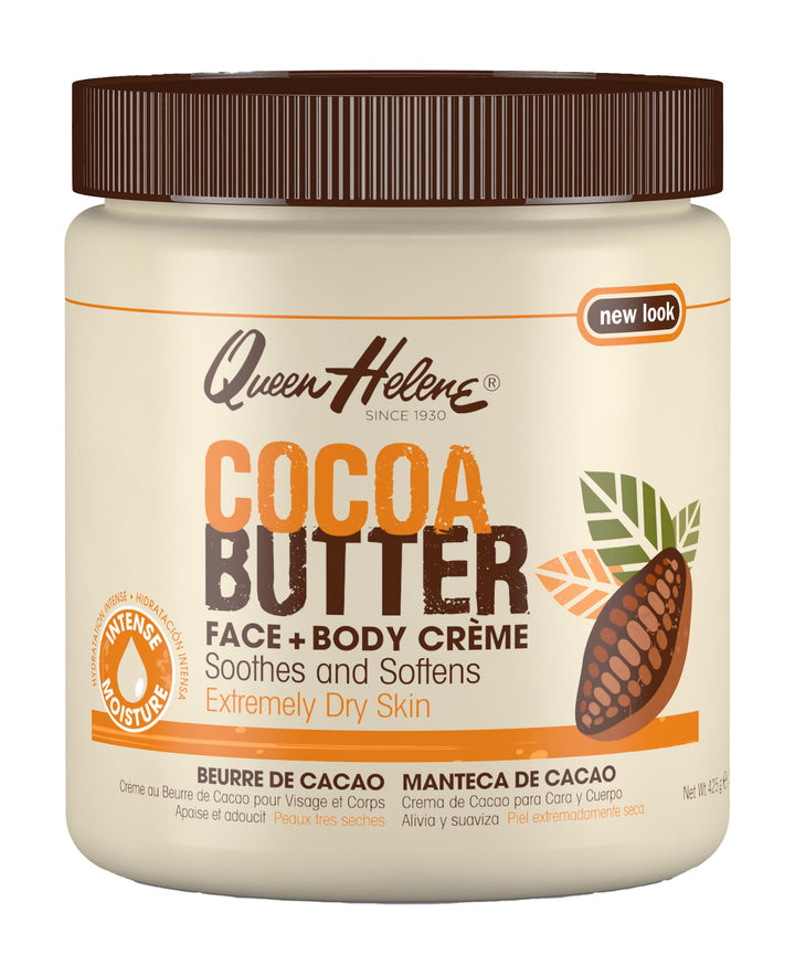 Queen Helene Cocoa Butter Face & Body Cream, 4.8 oz