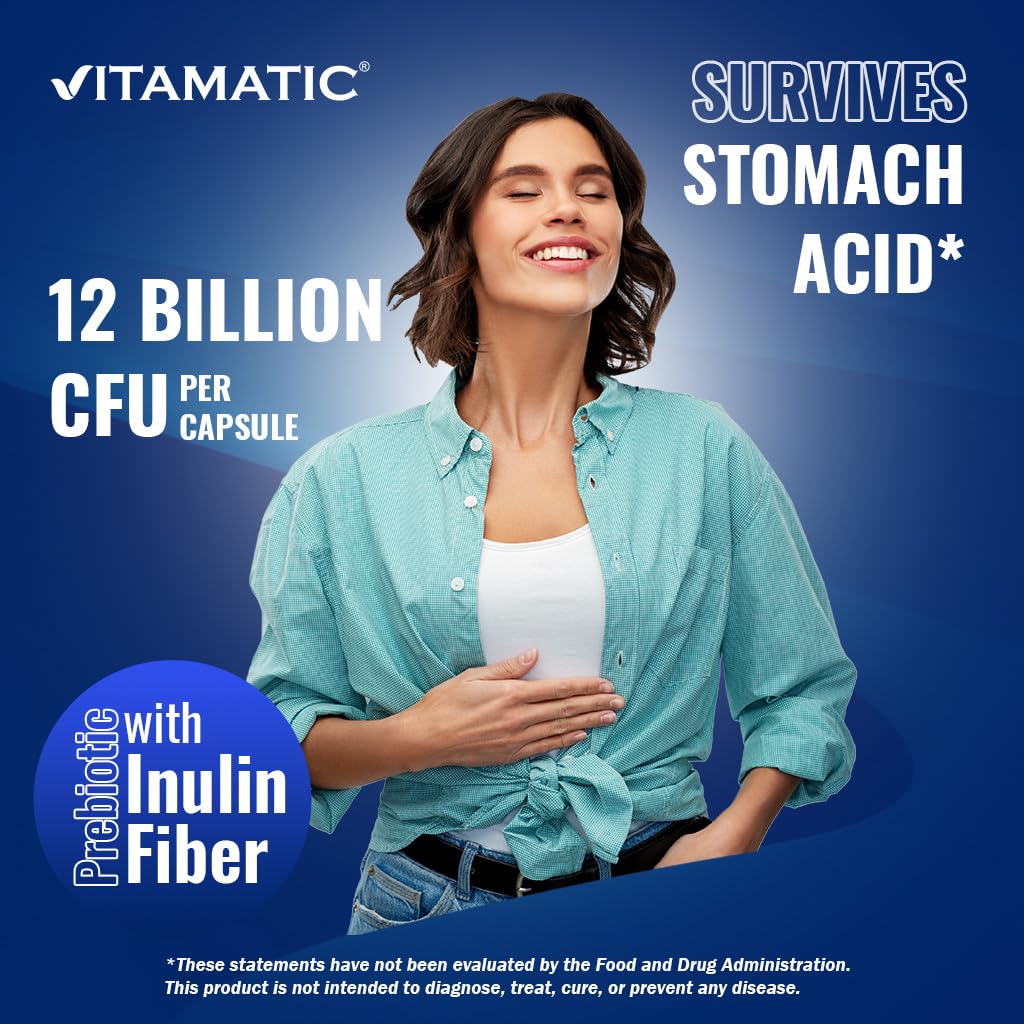 Vitamatic Lactobacillus Gasseri, 12 Billion CFU, 60 Count