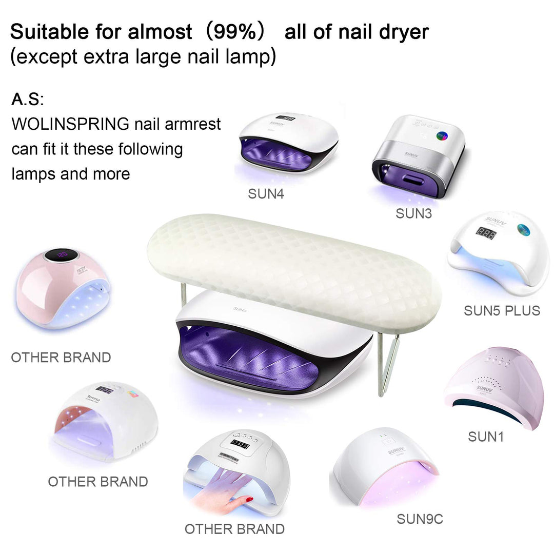 wolinspring Nail Arm Rest, White