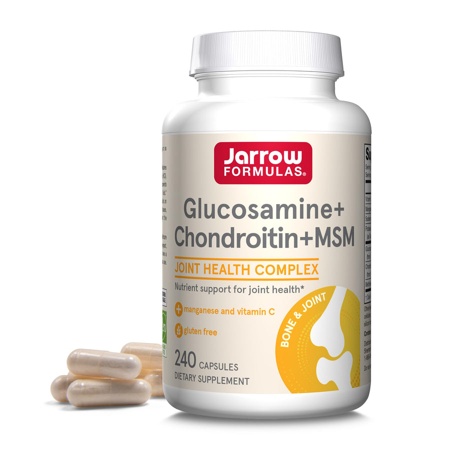 Jarrow Formulas Glucosamine + Chondroitin + MSM, 240 Count