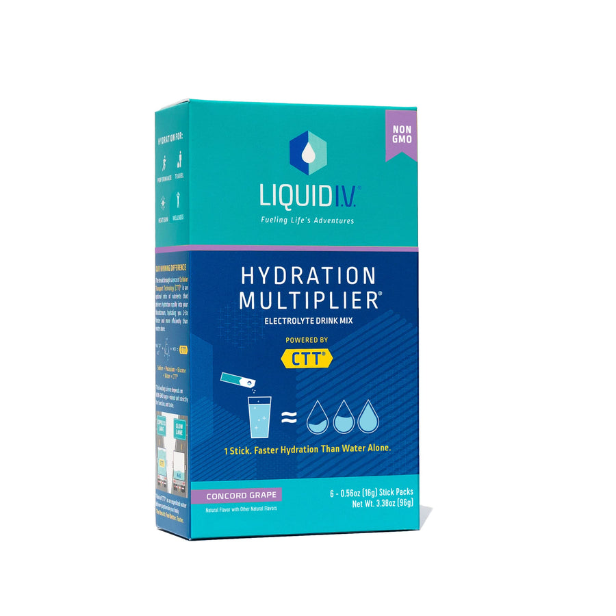 Liquid I.V. Hydration Multiplier Drink Mix, Grape, 6 Count