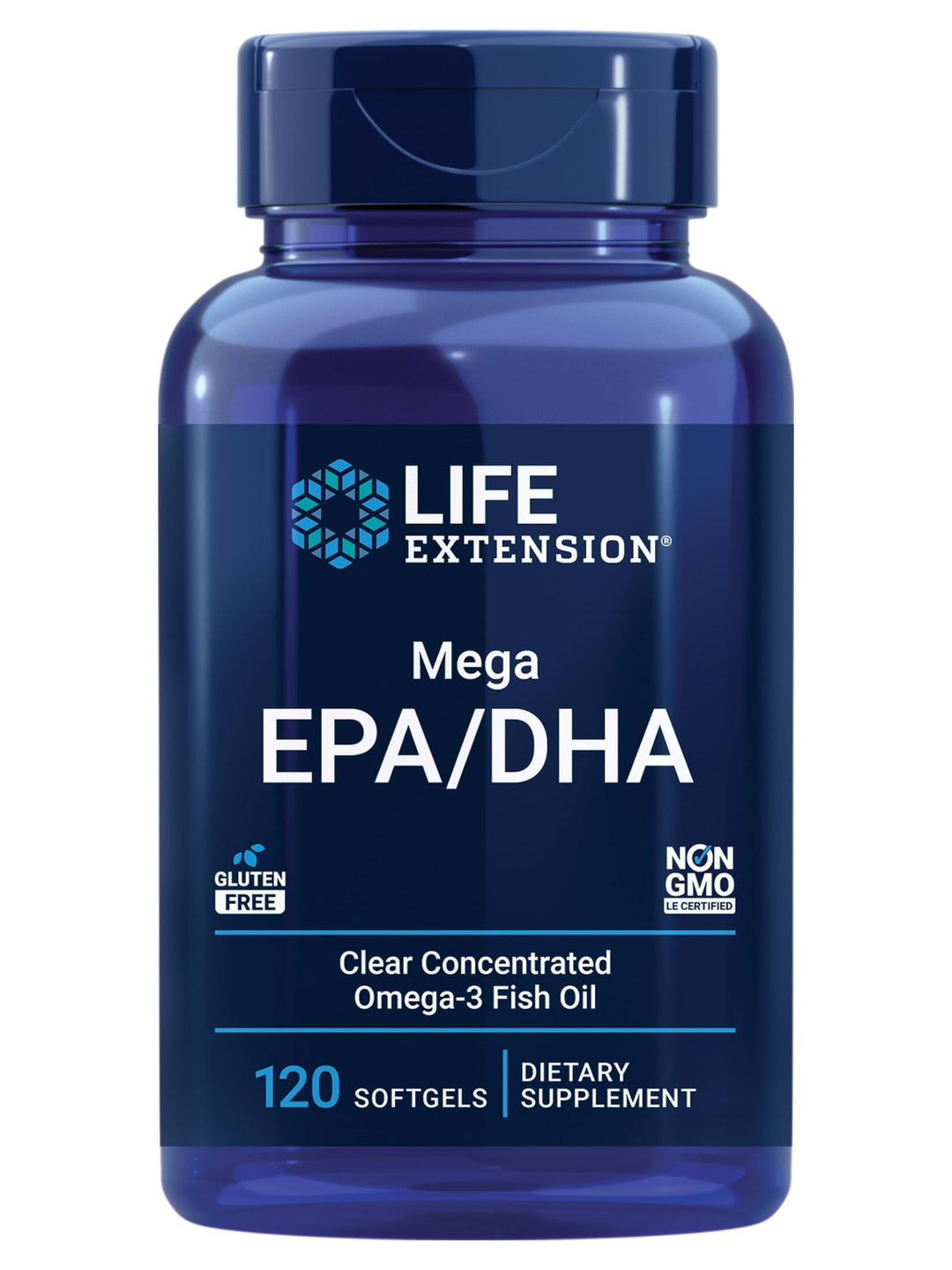 Life Extension Mega EPA and DHA, 120 Count