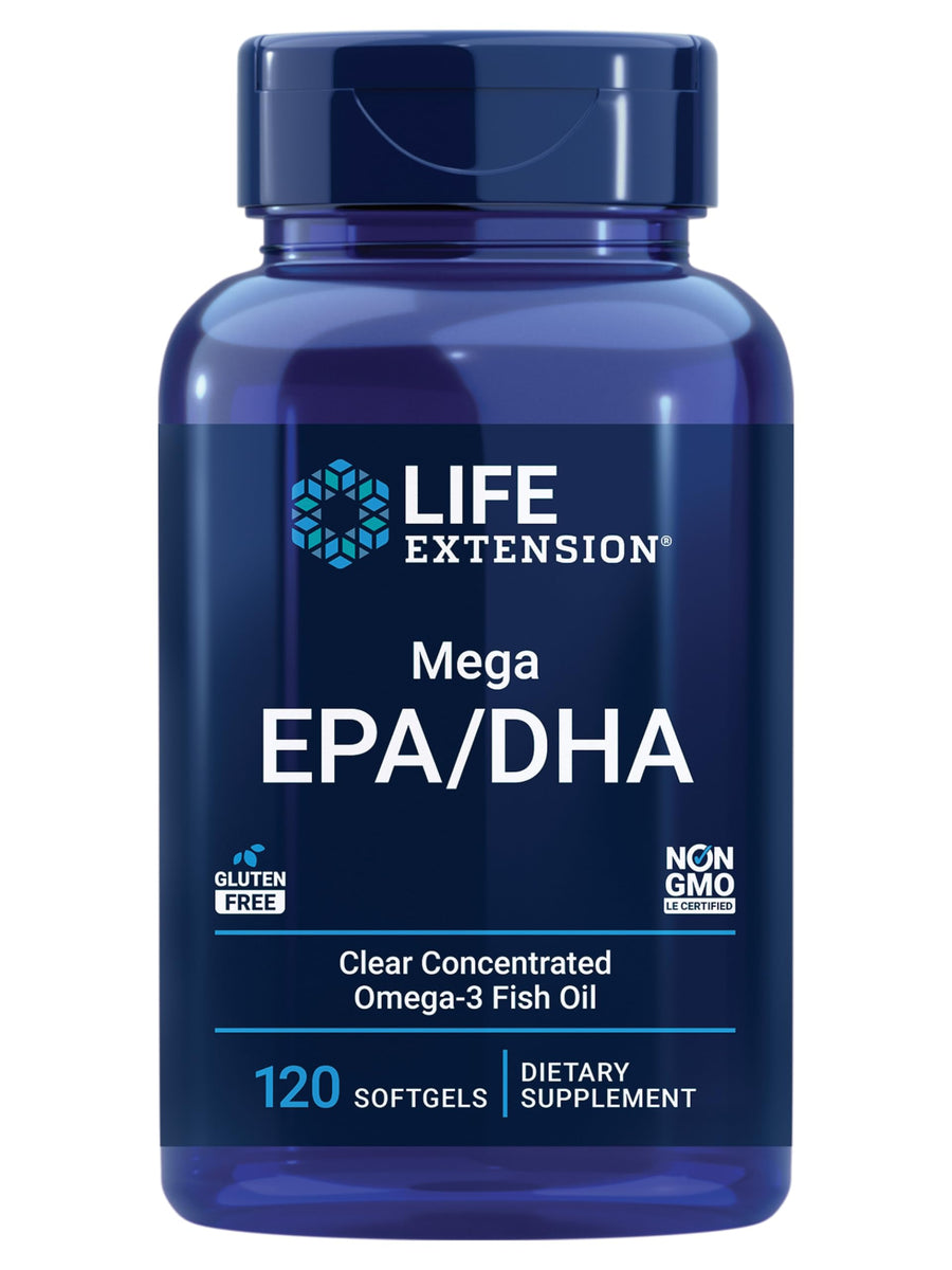 Life Extension Mega EPA and DHA, 120 Count