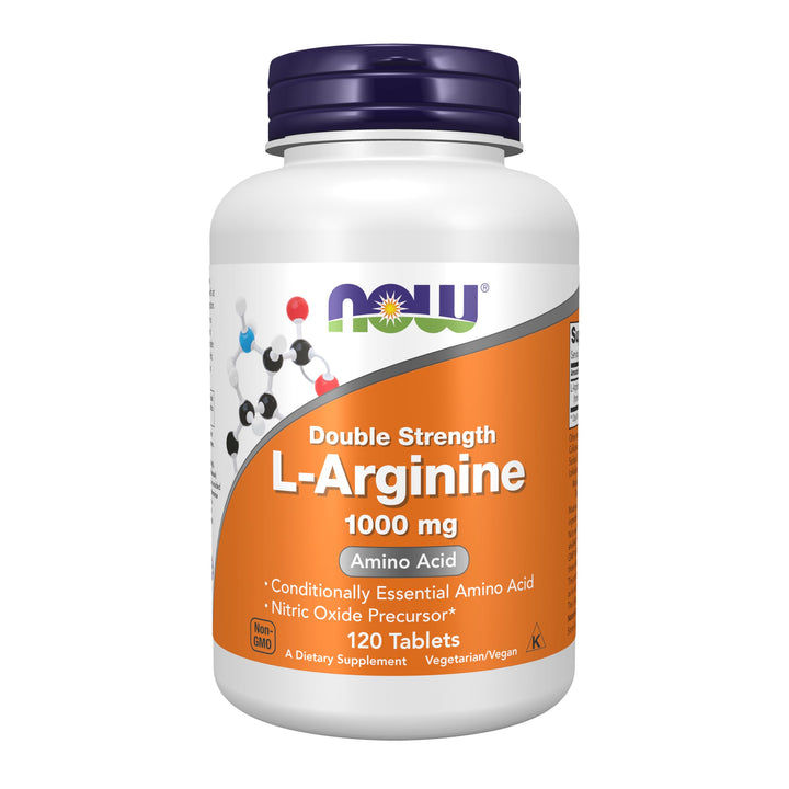 NOW L-Arginine 1000 mg, 120 Count