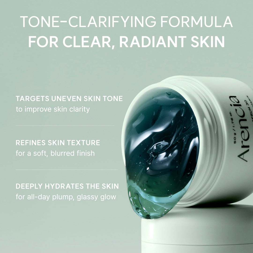 ARENCIA Glow Hyssop Overnight Face Mask Serum, 30% Vitamin A C E, 10% Niacinamide, Peptides