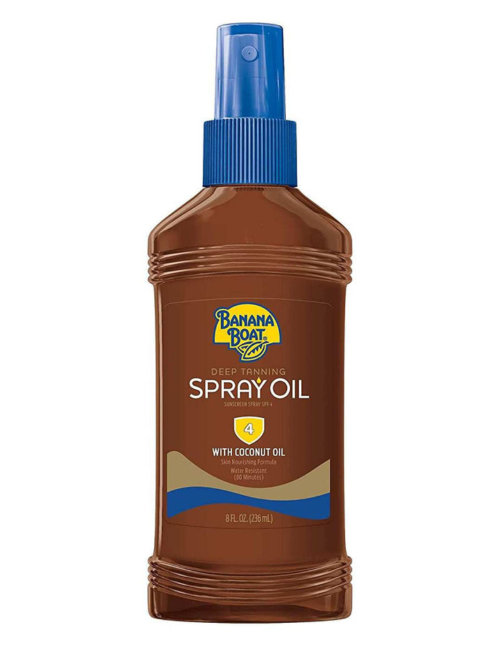 Banana Boat Dark Tanning Oil Spray, SPF 4, 8 fl oz