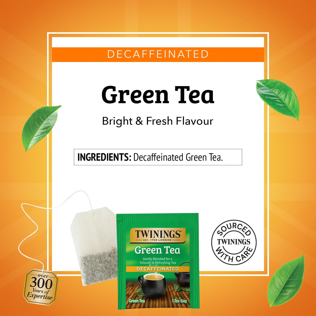 Twinings Decaffeinated Green Tea, 20 Count