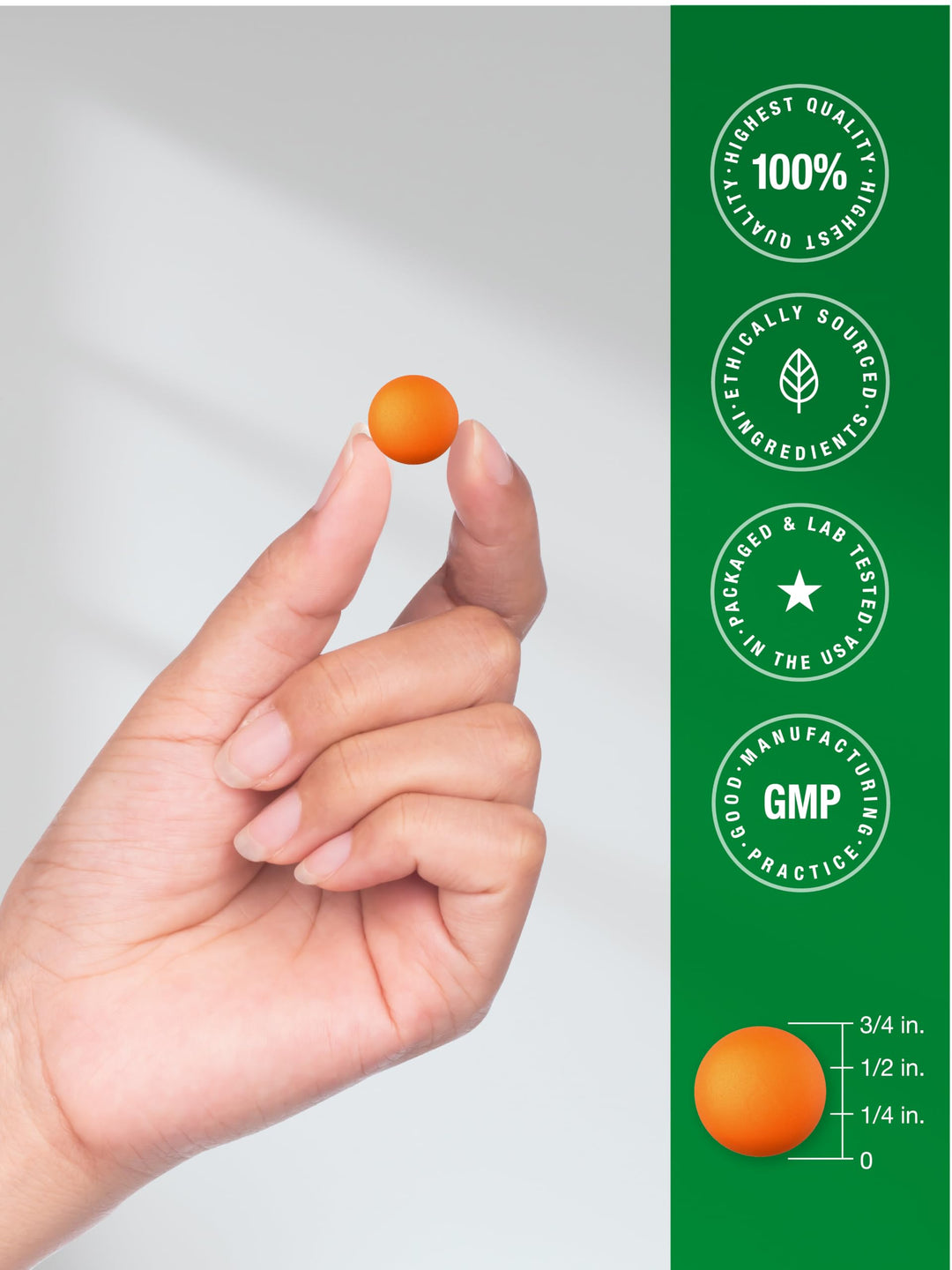 Horbäach Turmeric Gummies, Mango & Peach, 70 Count