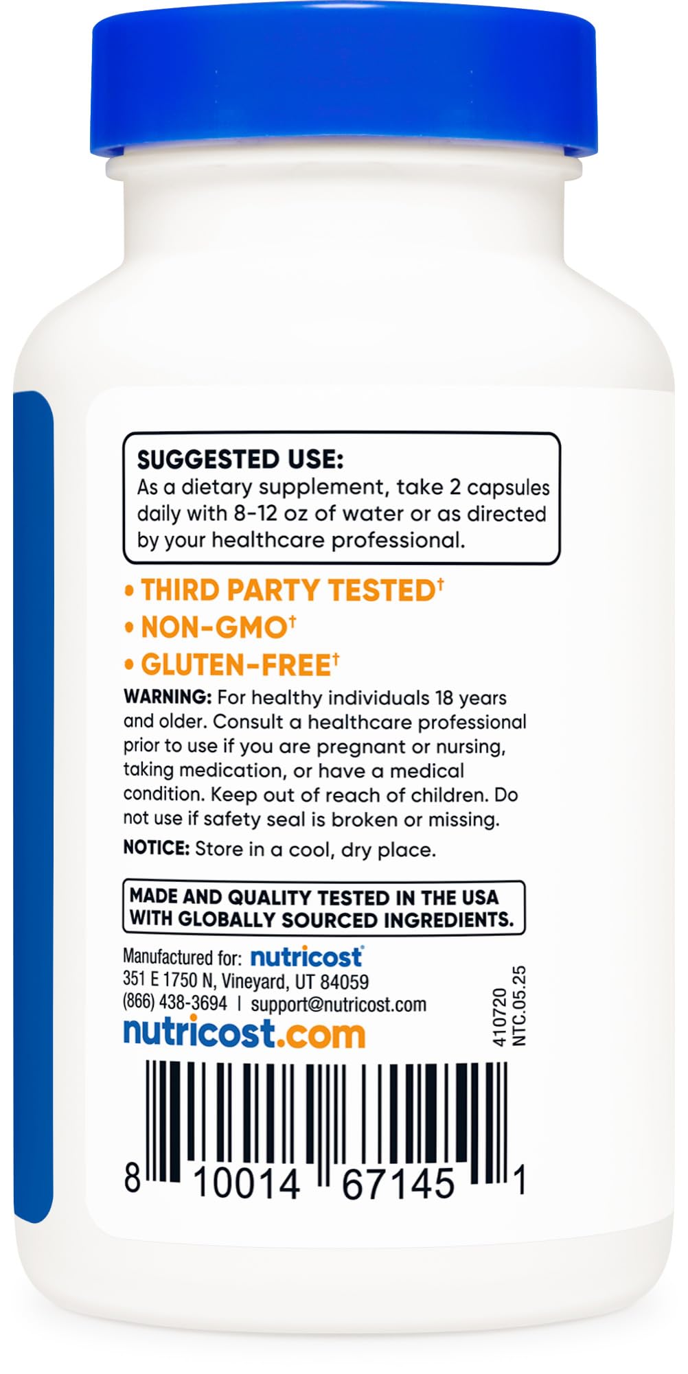 Nutricost Licorice Root, 500 mg, 120 Count