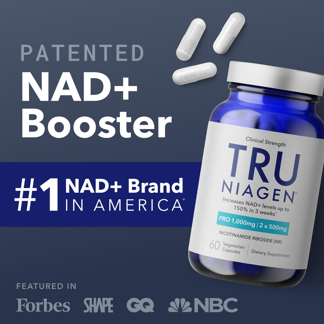 TRU NIAGEN PRO Nad+ Supplement, 1000 mg, 30 Count