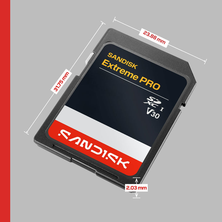 SanDisk Extreme Pro SDHC UHS-I Memory Card, 128GB