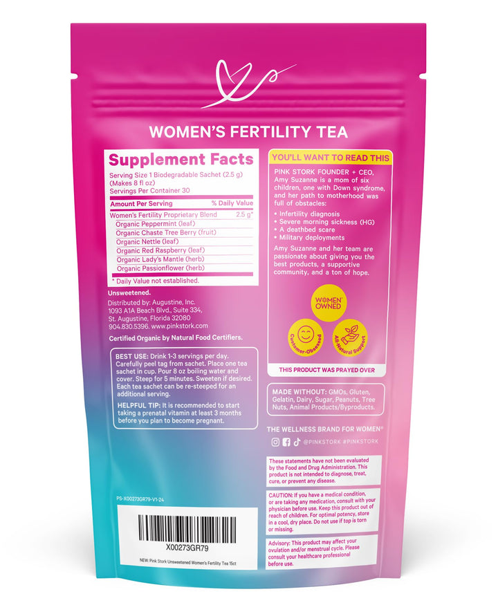 Pink Stork Organic Fertility Tea