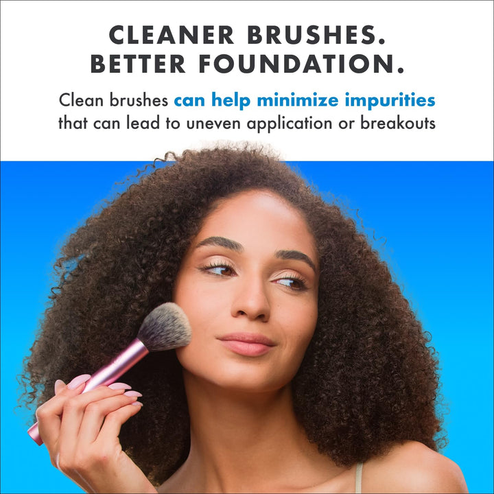 CINEMA SECRETS Makeup Brush Cleaner Solution, Blue Vanilla, 16 fl oz