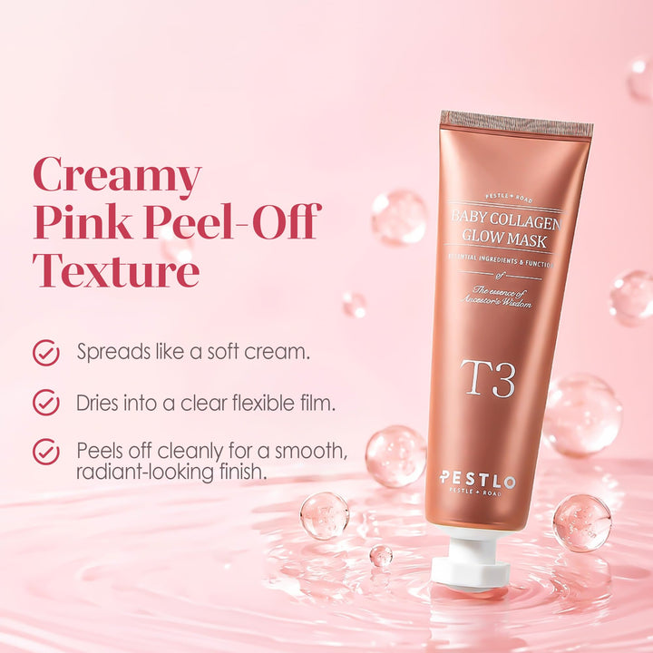 PESTLO PESTLE + ROAD Baby Collagen Glow Mask, 2.36 fl oz