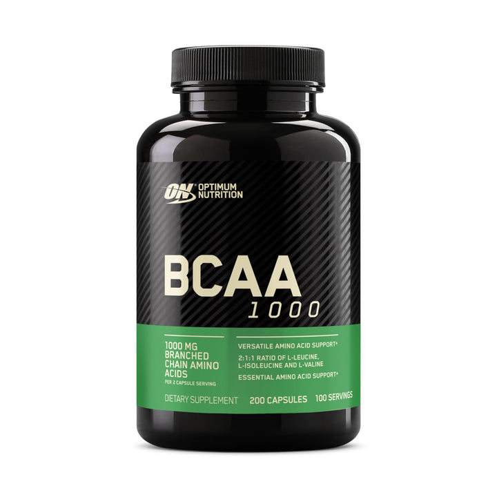 Optimum Nutrition BCAA Capsules, 1000 mg, 200 Count