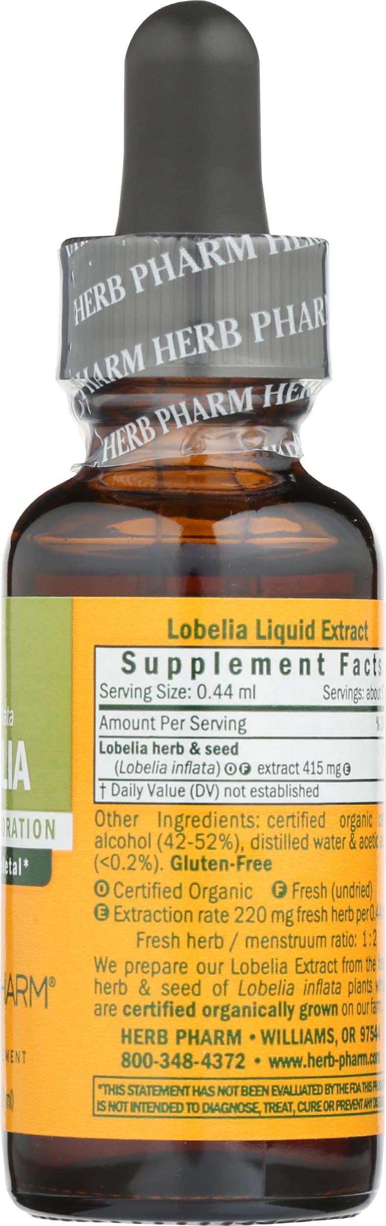 Herb Pharm Lobelia Liquid Extract, 1 oz