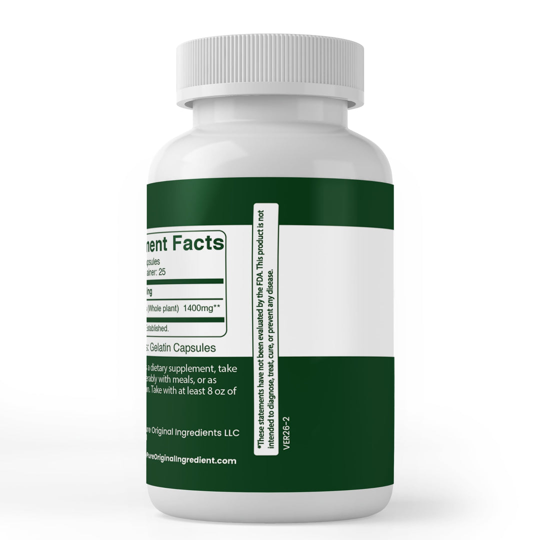 Pure Original Ingredients Spirulina, 100 Count