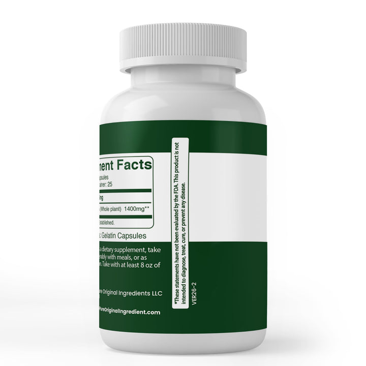 Pure Original Ingredients Spirulina, 100 Count