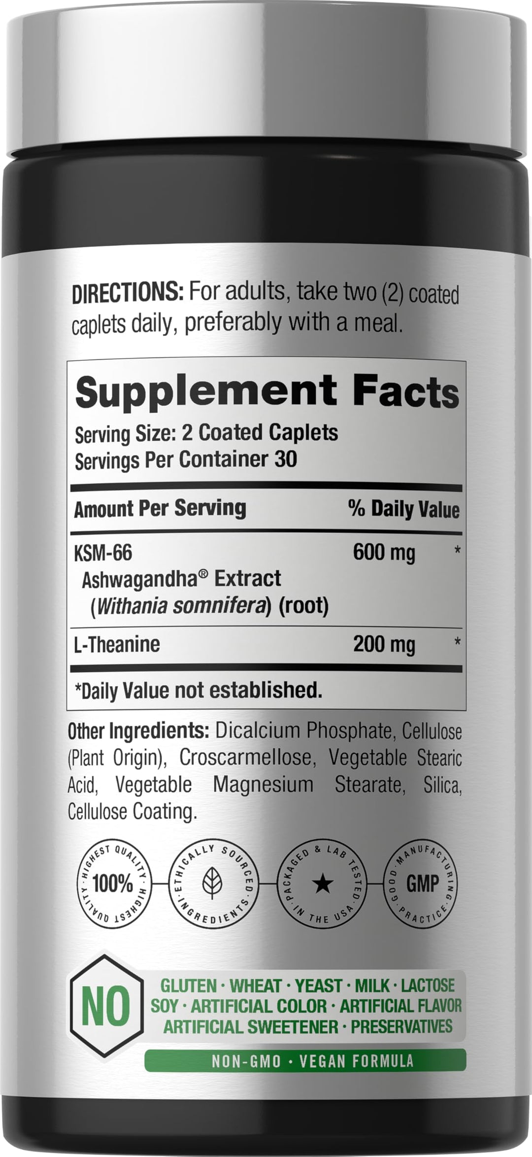 Horbäach KSM-66 Ashwagandha, 600 mg, 60 Count