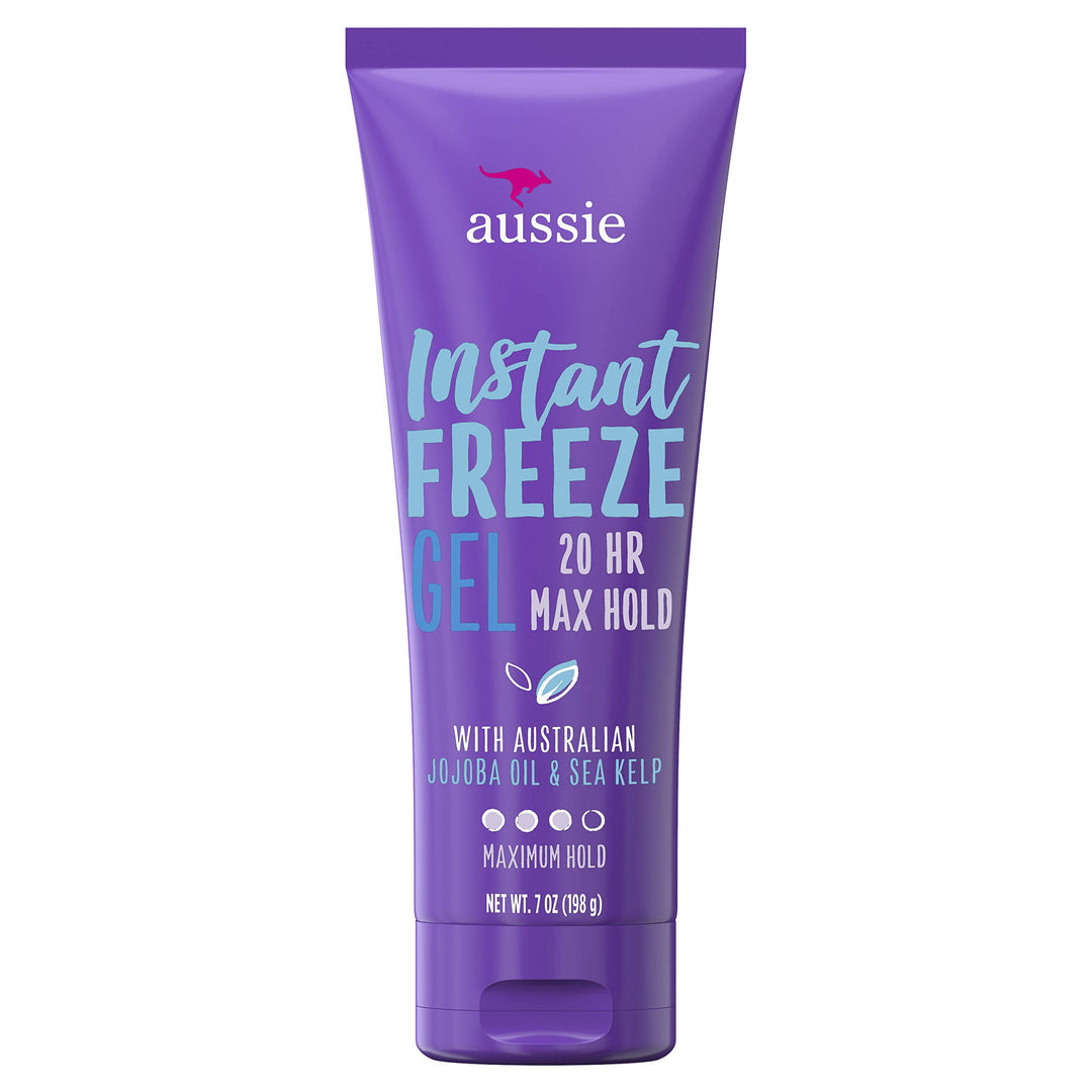 Aussie Instant Freeze Hair Gel, 7 oz