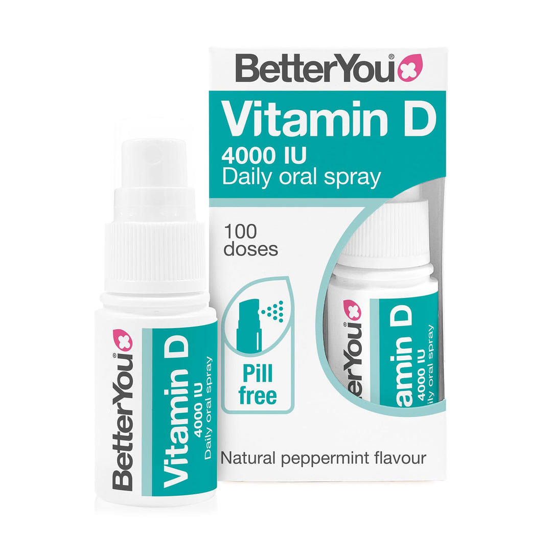 BetterYou Vitamin D Oral Spray, Peppermint, 15 ml