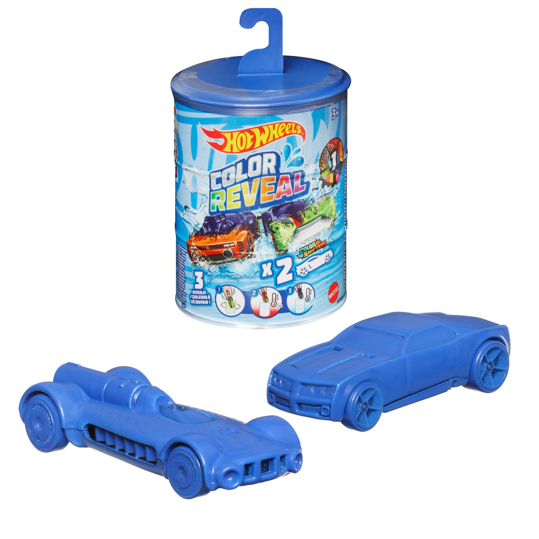 Hot Wheels Color Reveal 2 Pack, 1:64 Scale, Multi-Colour