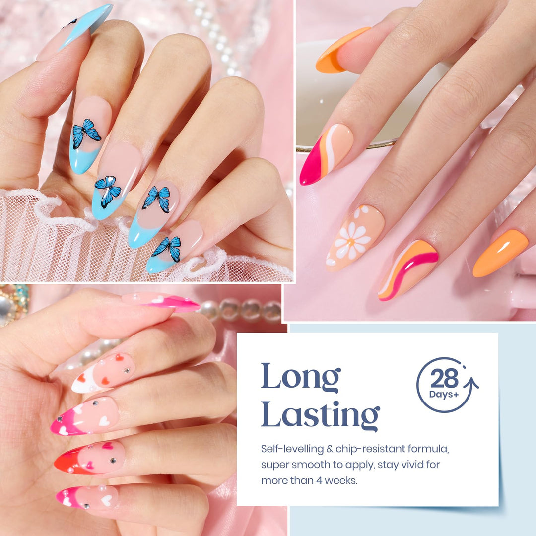beetles Gel Polish Nail Set, 20 Colours