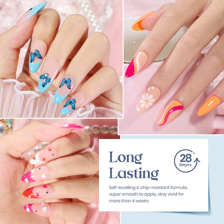 beetles Gel Polish Nail Set, 20 Colours