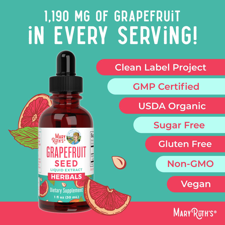 MaryRuth's Grapefruit Seed Extract Liquid Drops, 1 fl oz
