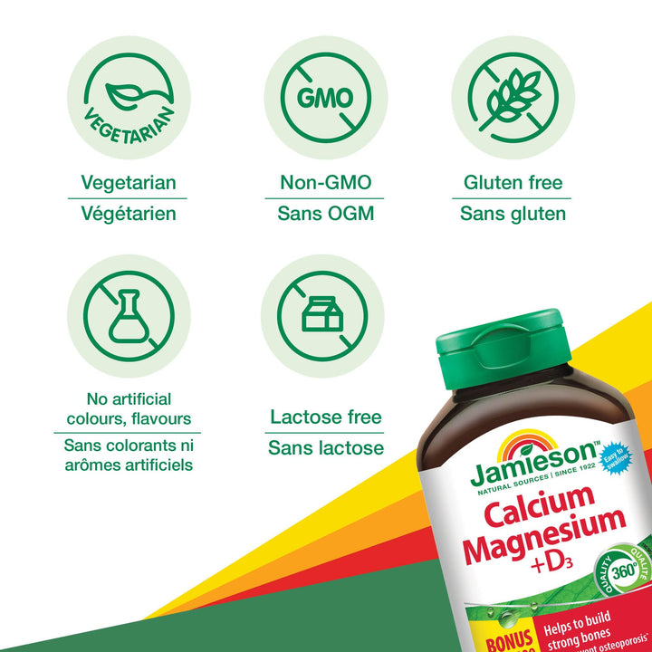 Jamieson Calcium Magnesium, 200 Count