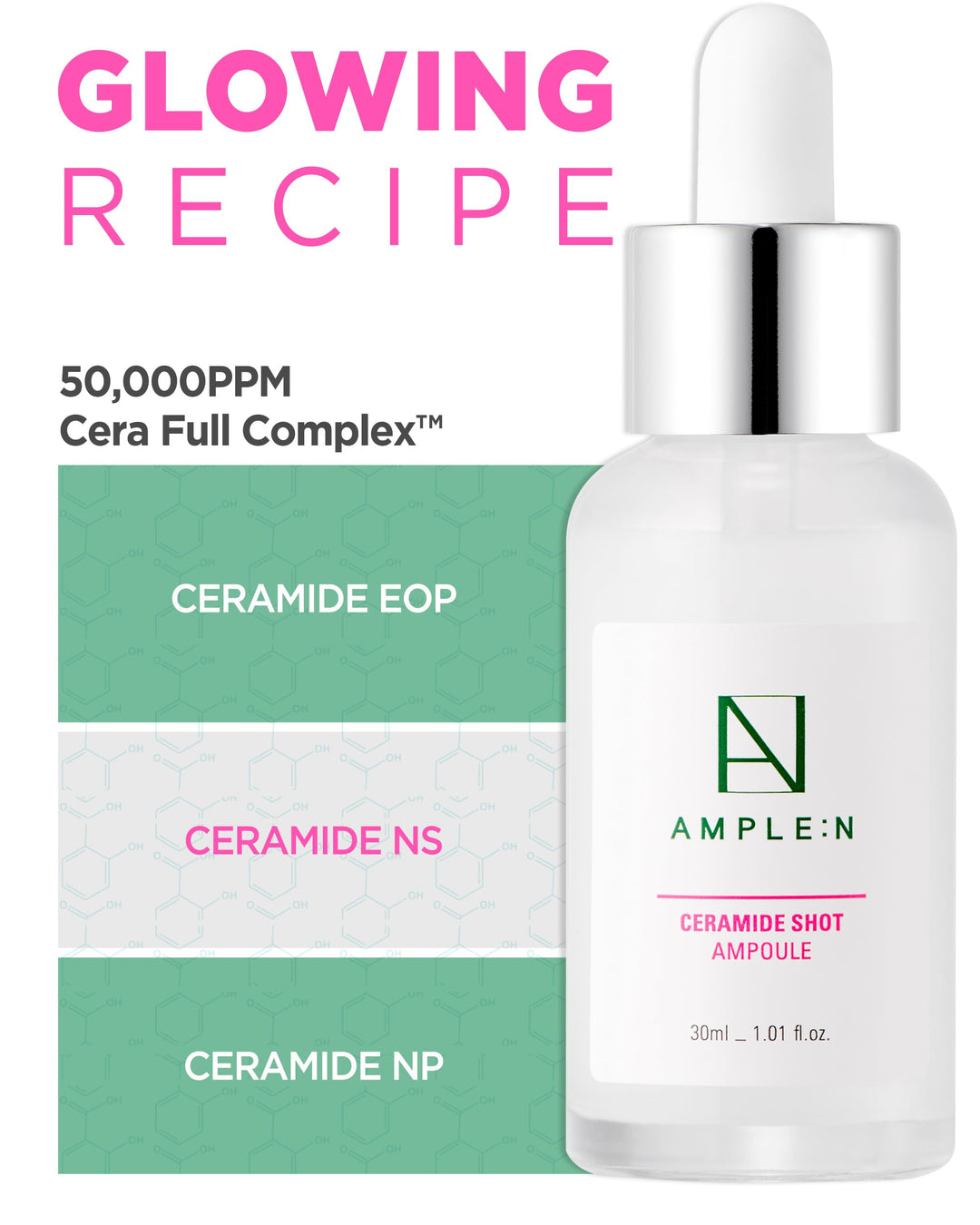 CORÉANA Ample:N Ceramide Shot Serum, 1.01 fl oz