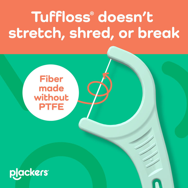 Plackers Micro Mint Dental Floss Picks, 12 Count