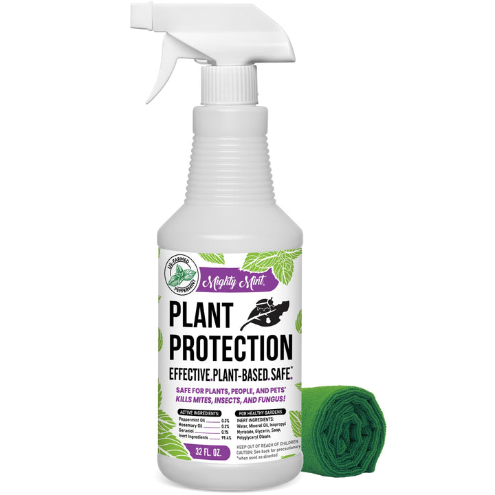 Mighty Mint Plant Protection Spray, Peppermint, 32 fl oz, Pack of 2