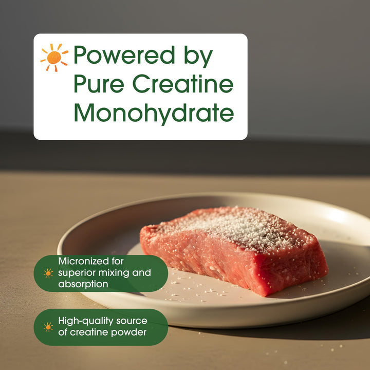 NatureBell Creatine Monohydrate Powder, 5000 mg, 500 g