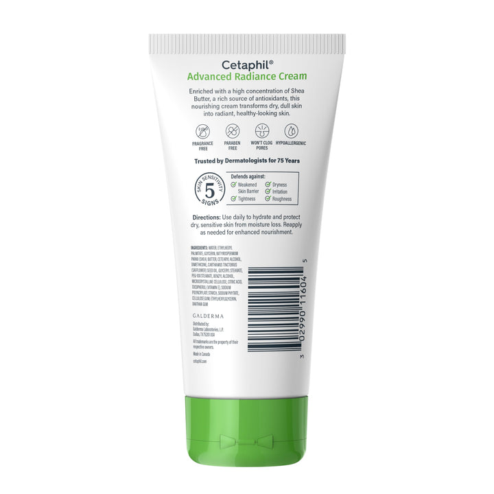 Cetaphil Advanced Relief Cream With Shea Butter, 6 oz