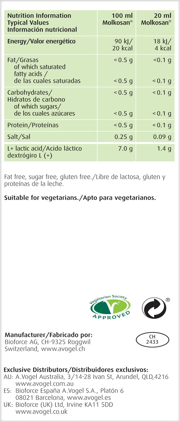 The Healthy Option Molkosan, 500 ml