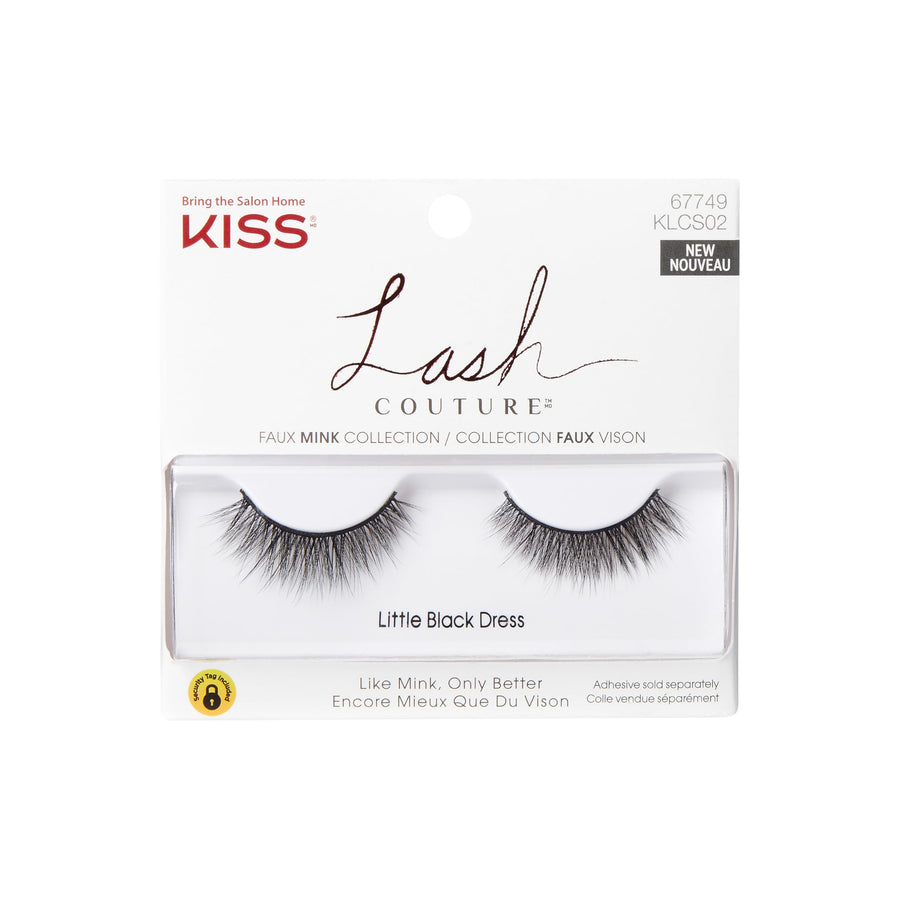 KISS Lash Couture Faux Mink Little Black Dress, 0.6 oz
