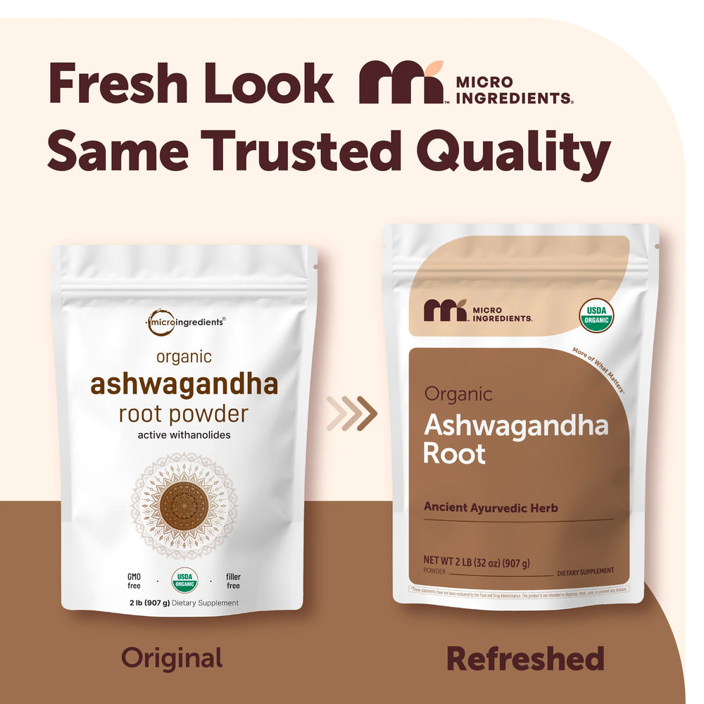 Micro Ingredients Organic Ashwagandha Root Powder, 2 lb
