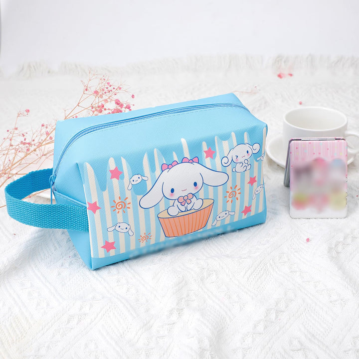 G-Ahora Cartoon Kitty Makeup Bag with Compact Mirror, MuBC CIN