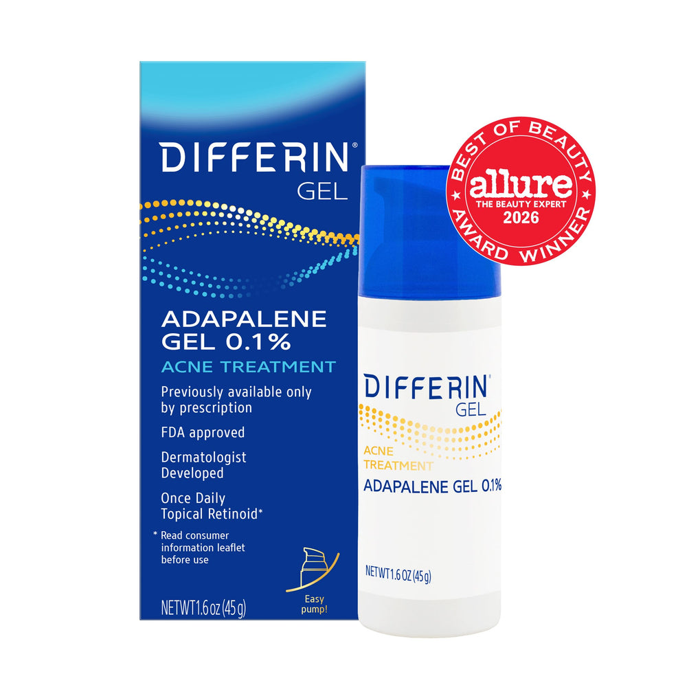 Differin Acne Treatment Gel, 0.1% Adapalene, 45 g