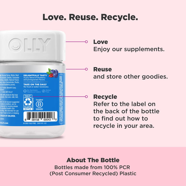 OLLY Glowing Skin Supplement, 50 Count