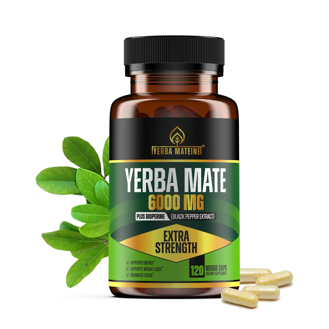 Yerba Mateine Extra Strength Mate, 120 Count