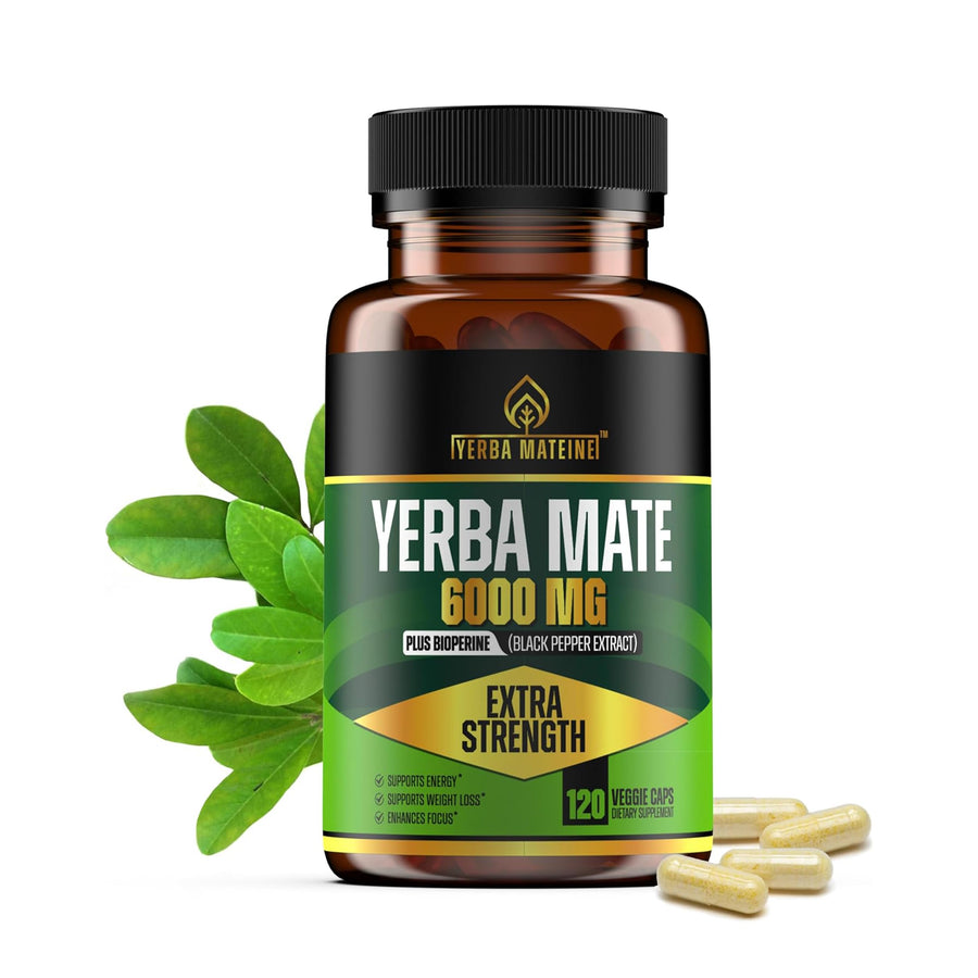Yerba Mateine Extra Strength Mate, 120 Count