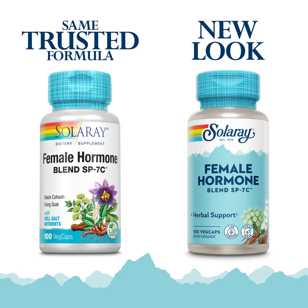 Solaray Female Hormone Blend SP-7C, 100 Count