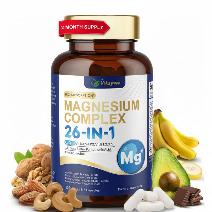 Vikaywoo Magnesium Complex, 120 Count