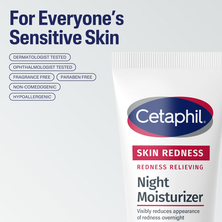 Cetaphil Redness Relieving Night Moisturizer, 1.7 oz