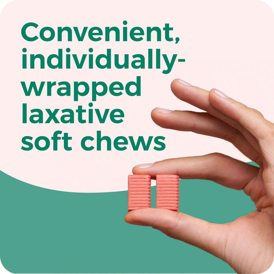 Dulcolax Soft Chews Saline Laxative, Mixed Berry, 60 Count